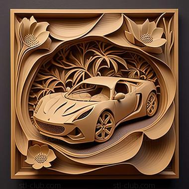 3D модель Lotus Evora (STL)